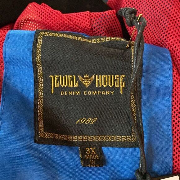 Jewel House Hooded Windbreaker / Rain Jacket 3X NWT - Picture 3 of 5